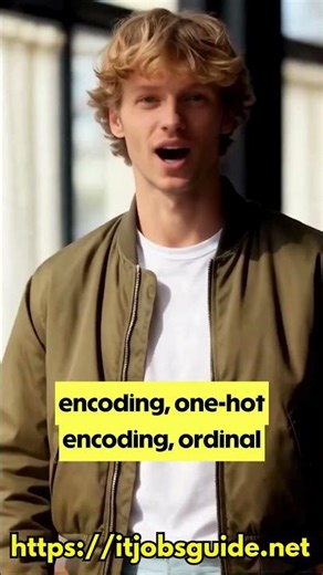 What are categorical encoding techniques - IT Job Interview - Data Engineering & Preprocessing