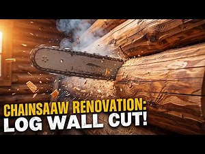 Family Builds OFF-GRID 2-Story LOG CABIN in the Forest | 3-Year Build Start to Finis