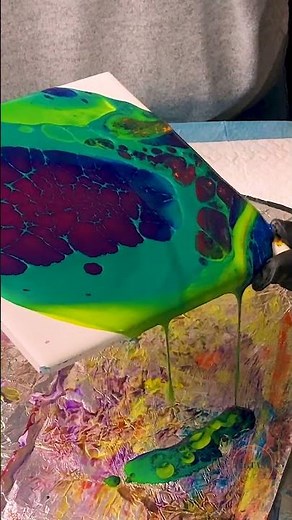 3 Easy Ways to Fix Muddy Colors in your Acrylic Pours #acrylicpourpainting #shorts #shortsart