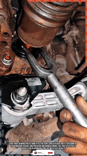 Bent Circlip Pliers: Removing Circlips Fast Neat Precise #tool #tools #innovation