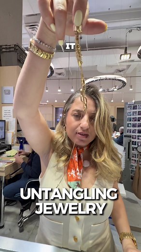 How to Untangle Necklace Chains Easily