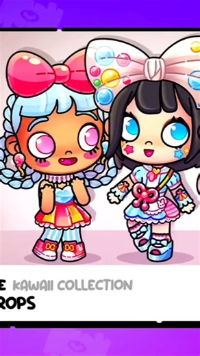 Twinkle kawaii magical collection dresses 👗✨#shorts #kawaii #avatarworld