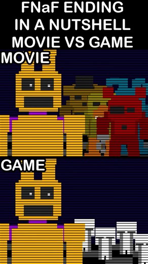 FNaF Movie Ending Be Like - Game VS Movie