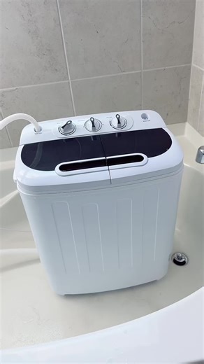 Compact and Efficient: Segawe Mini Twin Tub Washing Machine