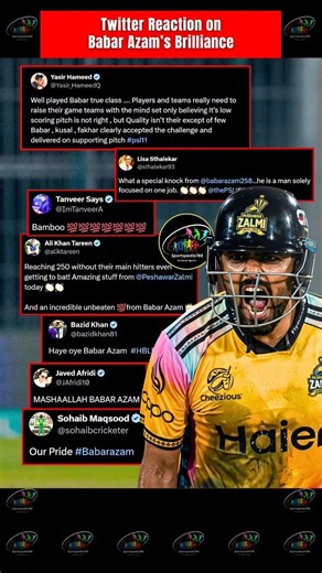 🙌👑 Appericiation for Babar Azam's Brilliant Hundred vs Quetta Gladiators