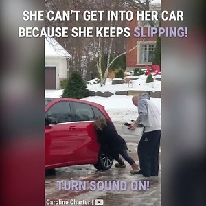 720K views · 3.8K reactions | Her slipping on ice is funny, but that laugh...  | Distractify | Facebook