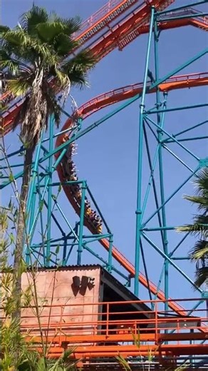 Off-ride Goliath at Six Flags Magic Mountain #rollercoaster #sixflagsmagicmountain #sixflags #ride