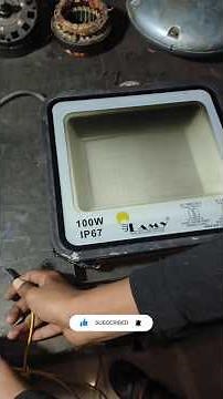 100W LED light repair//drive replace