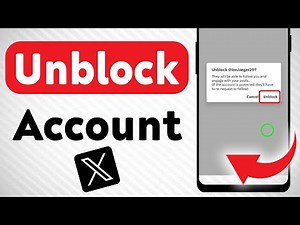 How To Unblock Account On X (Updated)