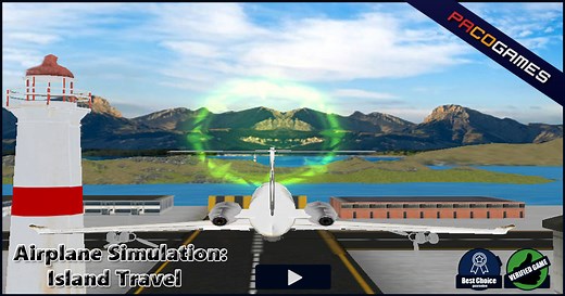 Airplane SImulation: Island Travel | Play the Game for Free on PacoGames