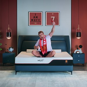 MLILY Manchester United Theatre 12 inch Memory Foam Mattress, Twin Size Mattress in a Box, Medium Plush, Tencel Fabric