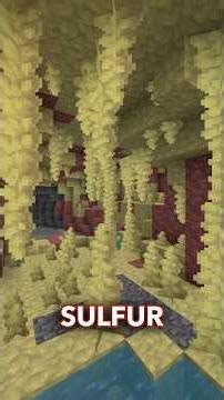 SULFUR SPIKES ADDED TO MINECRAFT SULFUR CAVES!