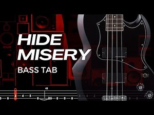 MISERY / HIDE【BASS TAB】