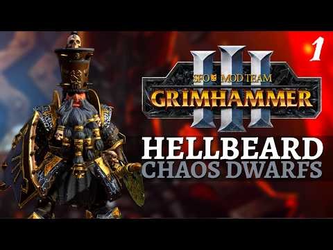 CHORFS IN LUSTRIA | SFO Immortal Empires - Total War: Warhammer 3 - Chaos Dwarfs - Hellbeard #1