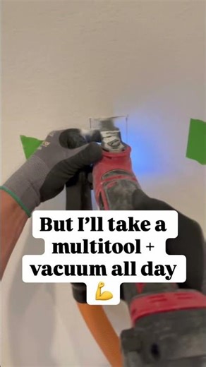 Electricians—how do you cut outlet boxes? And do you grab the piece? 😅 #tools #illectricinc #diy