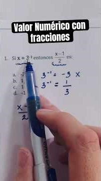 Numerical value with fractions #fractions #algebra #math