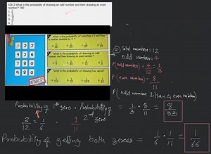 3 What is the probability of drawing two zeros?... | Filo