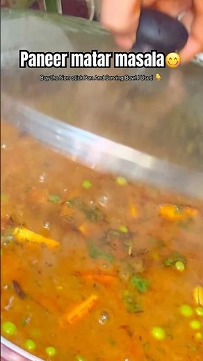 Super Tasty paneer matar masala at home |Quick and Easy matar paneer Recipe😋Buy the Non-stick Pan👇