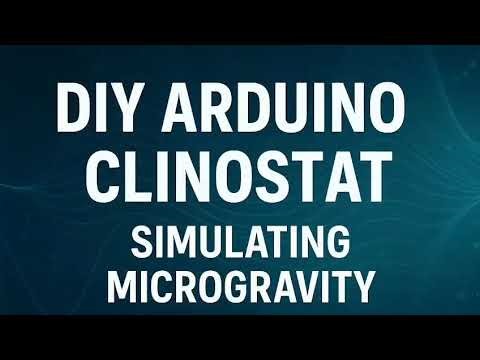 Build an ARDUINO CLINOSTAT which simulate microgravity | #science | #spacebiology