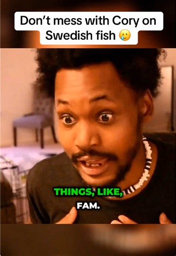 Cory love him some Swedish fish… me too tho #coryxkenshinclips #coryxkenshin #swedishfishoreo #sweedishfish #fyp