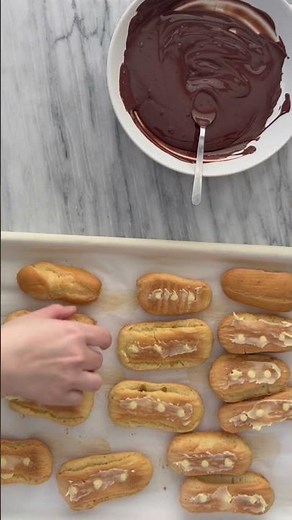 Make gluten free eclairs with me #glutenfree