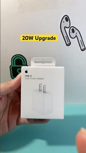 20W USB-C Power Adapter Unboxing! #usbc #charging #iphone