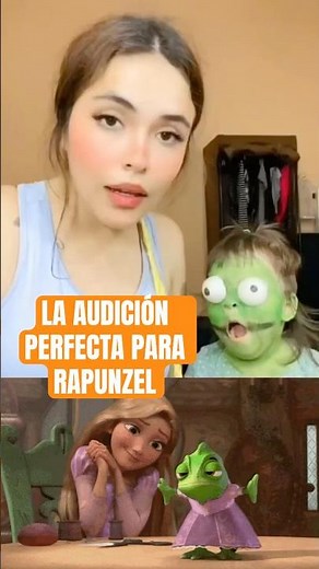 ¡La audición de RAPUNZEL se la quedó PASCAL! #tangled