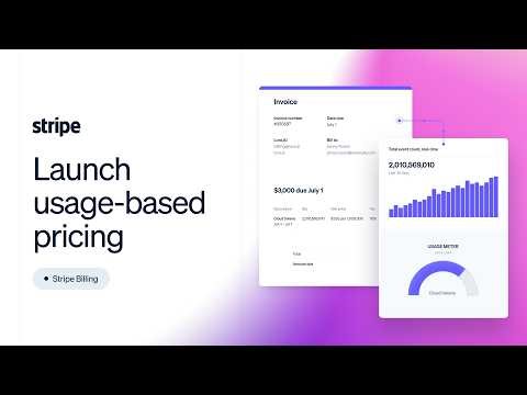 Launch usage-based pricing with Stripe Billing
