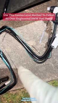 Use This Genius Level Method To Defeat A Complicated BMW Fuel Pump #mobilemechanic #bmw #525i