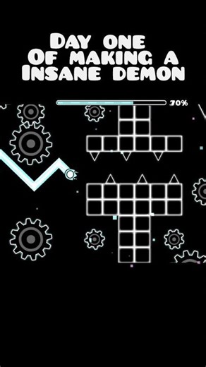 day one of making a Insane demon on mobile #gd