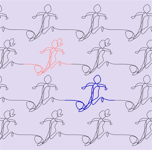 Modern Soccer Kick – Boy & Girl Versions (continuous‑line Quilting Design) - Etsy