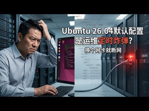 Ubuntu 26.04一个默认配置，竟是运维“定时炸弹”？换个网卡就断网