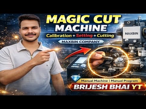 MAXBIN Magic Cut Machine | Calibration + Setting + Cutting Full Process | Manual Machine 💎