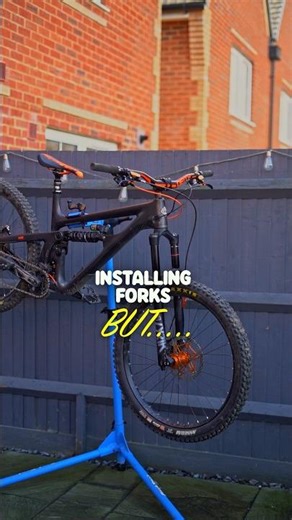 Installing Forks On Your MTB When…. #mtb