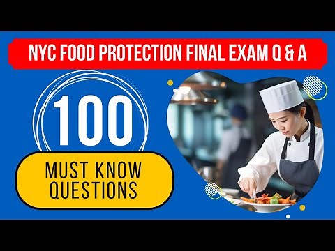 NYC Food Protection Final Exam 2026 Questions Answers Practice Test (100 Must Know Questions)