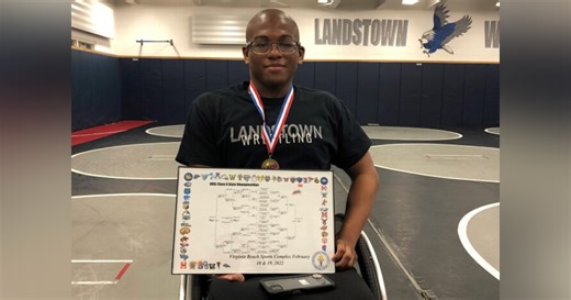 High school wrestler with missing limbs inspires thousands, wins state title