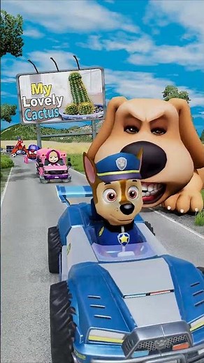 Happy Weird Cars vs Scary Ben Dog in BeamNG.drive