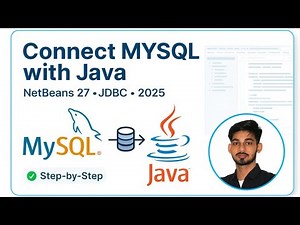 Java Database Connectivity in NetBeans 27 with MySQL 8.0.43 | JDBC Full Setup (2025 Tutorial)