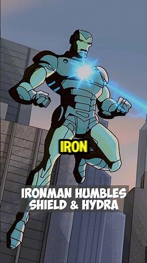 Ironman Humbles Shield & Hydra 🤫 #marvel #ironman