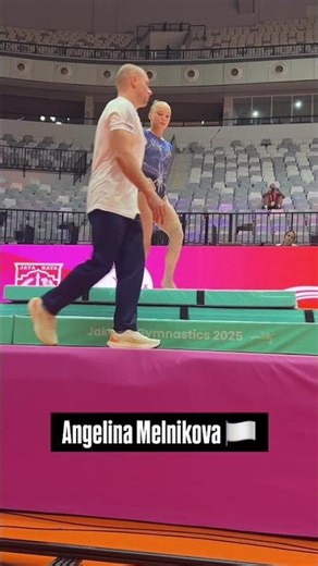 The AIN 🏳️ women from Russia were flying through vault training 😮‍💨 #ARTWorlds2025