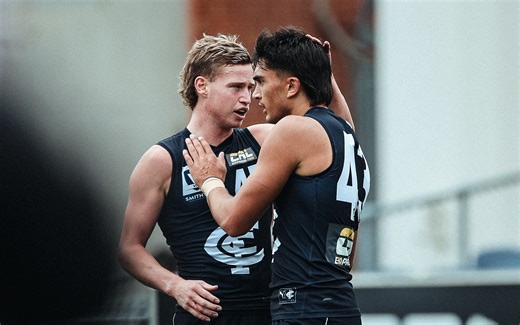 VFL practice match: Blues finish strong in practice match win