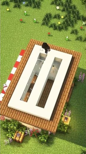 Cute Minecraft flower shop Tutorial #minecraft #minecraftbuilding #gaming