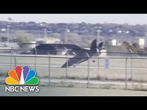 Watch: Pilot Ejects From Fighter Jet During Crash Landing