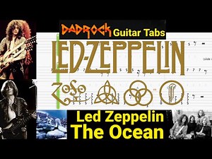 The Ocean - Led Zeppelin - Guitar Backing Track (w/Tabs)(Request)