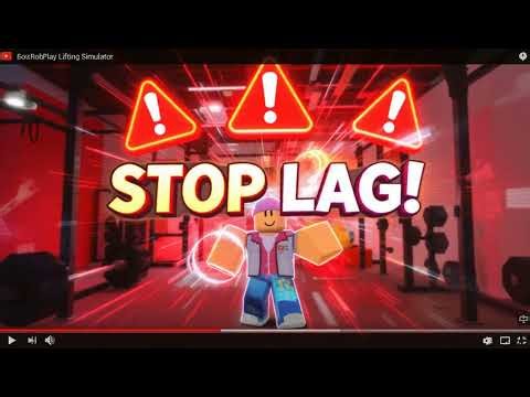 How to stop game lag in Lifting Simulator for F2P player