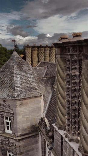 Explore the Enchanting Rooftops of Winton Castle in Scotland