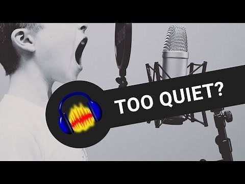 How to make audio louder in audacity