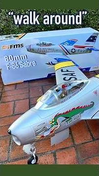 This is the FMS Hobby 80mm F-86 Sabre PNP EDF in detail.