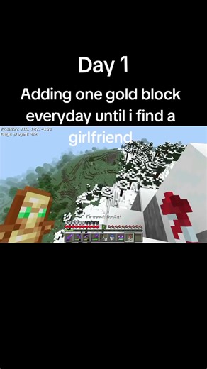 Building a Girlfriend in Minecraft: One Gold Block at a Time