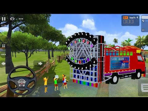 Big Loading Dj Truck Game | loading dj truck game bus Simulator Indonesia ! Hindi trance Mix Song